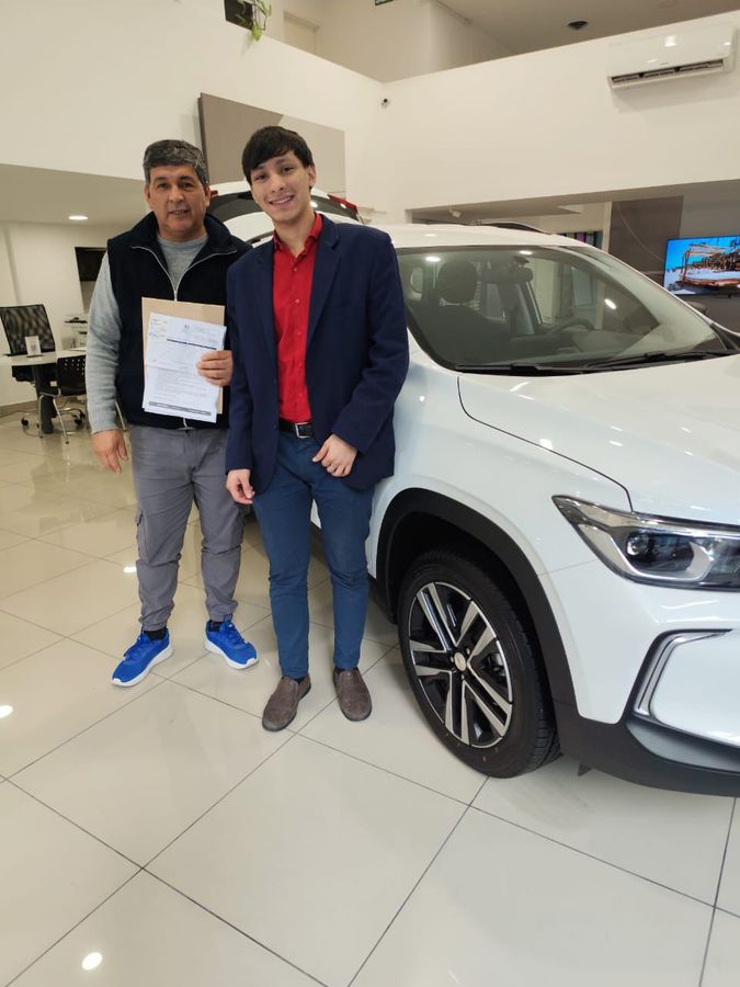 Cliente retirando su Chevrolet 0km
